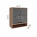 ARMARIO RONIPA 2P. ABRIR BASCULANTE SYRAH 80CM CASTANHO / CHUMBO ARMARIO RONIPA 2P. ABRIR BASCULANTE SYRAH 80CM CASTANHO / CHUMBO