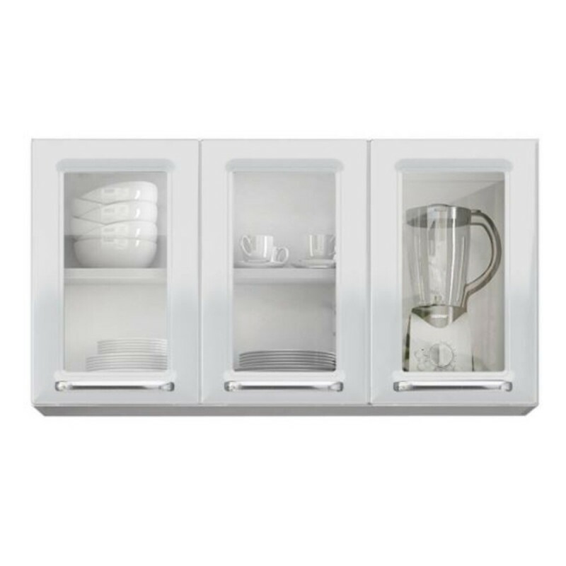 ARMARIO ITATIAIA 3P. ABRIR C/ VIDRO LUCE IPV3 105 BRANCO 1241 ARMARIO ITATIAIA 3P. ABRIR C/ VIDRO LUCE IPV3 105 BRANCO 1241