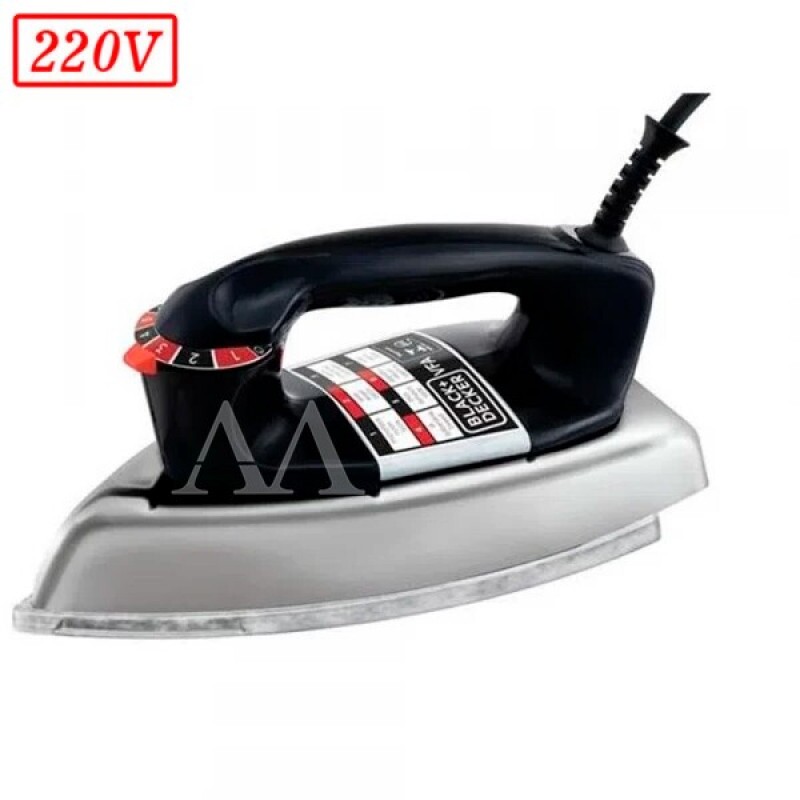 FERRO DE PASSAR BLACK DECKER VFA SEC 1110 220V PRETO FERRO DE PASSAR BLACK DECKER VFA SEC 1110 220V PRETO