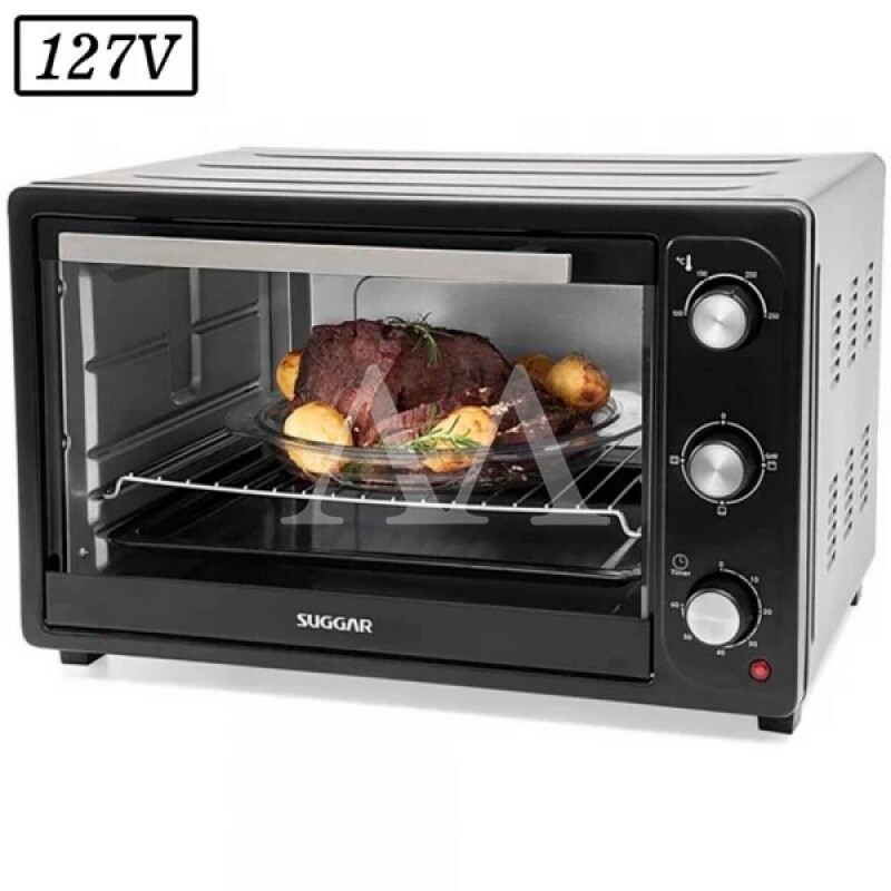 FORNO ELETRICO SUGGAR 50L 127V PRETO FORNO ELETRICO SUGGAR 50L 127V PRETO