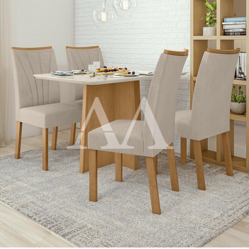 CJ MESA 4C LOPAS CELEBRARE CANT.COPO CAD APOGEU 120X80 NATURALE CREME AMENDOA CLEAN / OFF WHITE CJ MESA 4C LOPAS CELEBRARE CANT.COPO CAD APOGEU 120X80 NATURALE CREME AMENDOA CLEAN / OFF WHITE