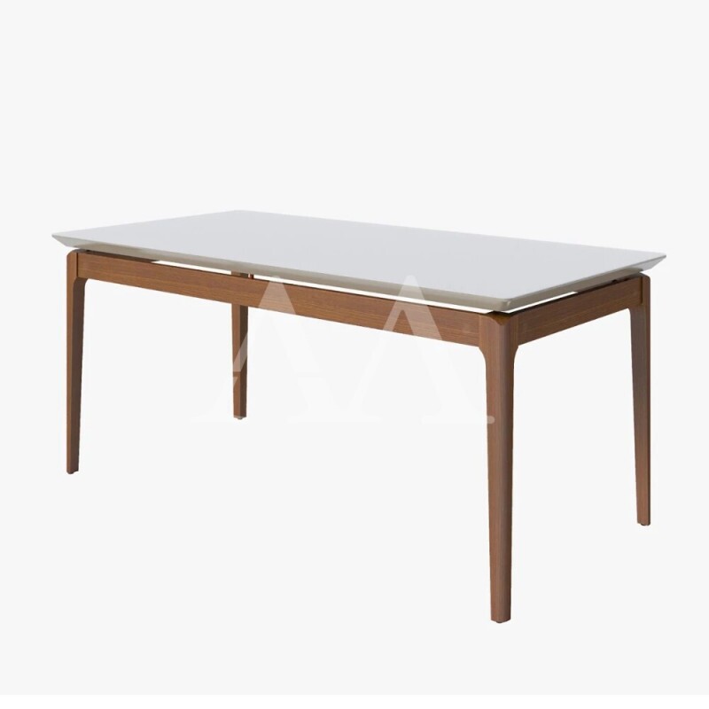 MESA IMCAL WIND 1.2 C/ VIDRO RETANGULAR OFF WHITE / NATURE MESA IMCAL WIND 1.2 C/ VIDRO RETANGULAR OFF WHITE / NATURE