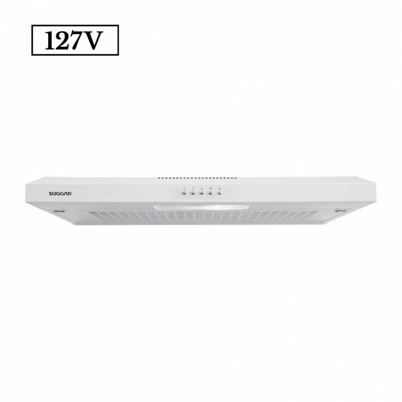 DEPURADOR AR SUGGAR SLIM 80CM 3 VEL 127V BRANCO DEPURADOR AR SUGGAR SLIM 80CM 3 VEL 127V BRANCO