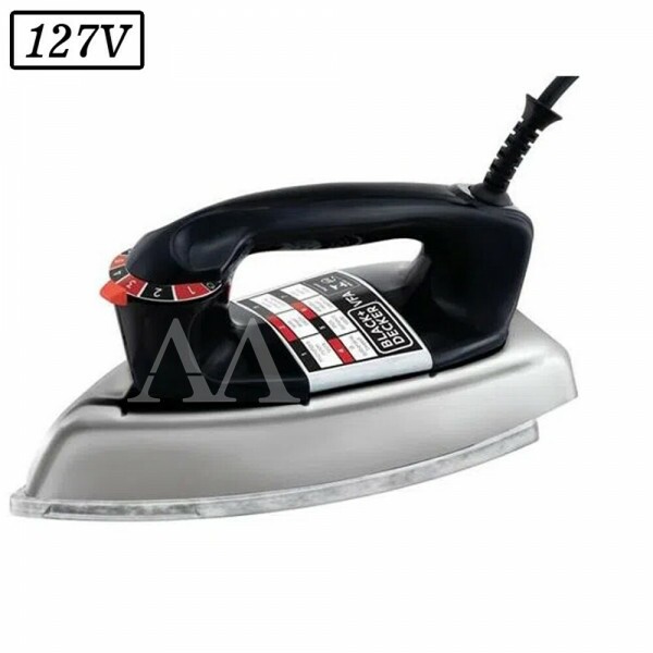 FERRO DE PASSAR BLACK DECKER VFA SEC 1110 127V PRETO FERRO DE PASSAR BLACK DECKER VFA SEC 1110 127V PRETO