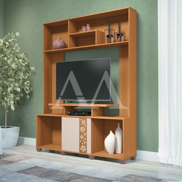ESTANTE HB MILLA C/ APLIQUE CINAMOMO / OFF WHITE ESTANTE HB MILLA C/ APLIQUE CINAMOMO / OFF WHITE