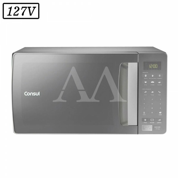 FORNO MICROONDAS CONSUL CMS46AR 32L 127V CINZA FORNO MICROONDAS CONSUL CMS46AR 32L 127V CINZA