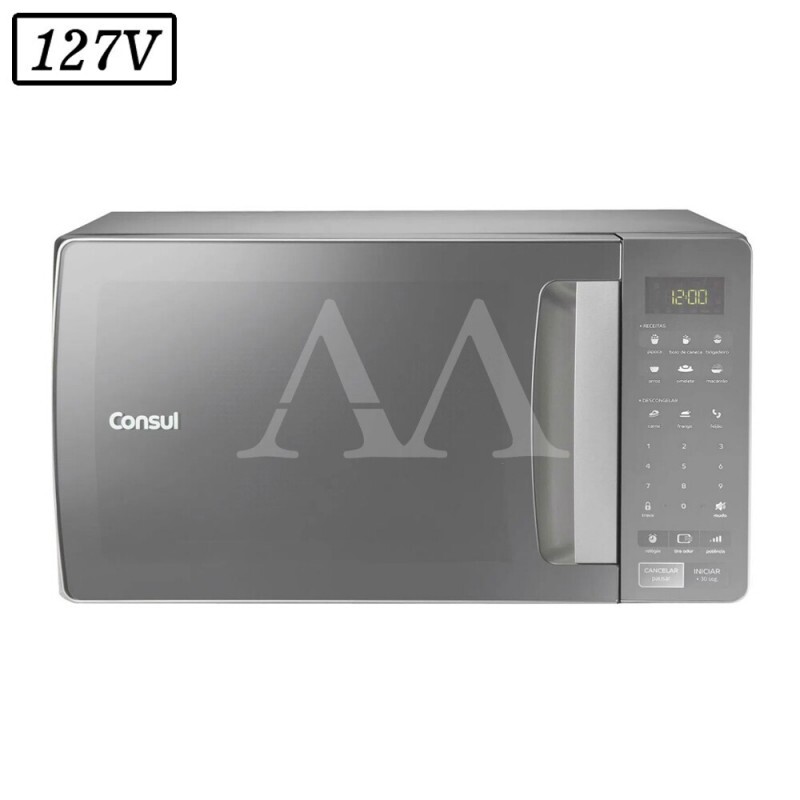 FORNO MICROONDAS CONSUL CMS46AR 32L 127V CINZA FORNO MICROONDAS CONSUL CMS46AR 32L 127V CINZA