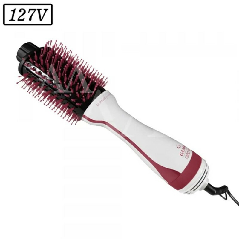 ESCOVA SECADORA GAMA GLAMOUR PINK BRUSH 1300W 127V ESCOVA SECADORA GAMA GLAMOUR PINK BRUSH 1300W 127V