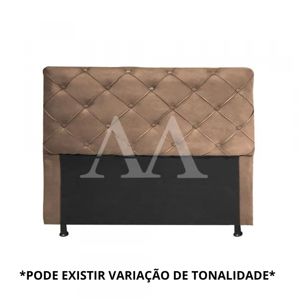 CABECEIRA DE CASAL LIFESPUMA CAPTONE BEGE CABECEIRA DE CASAL LIFESPUMA CAPTONE BEGE