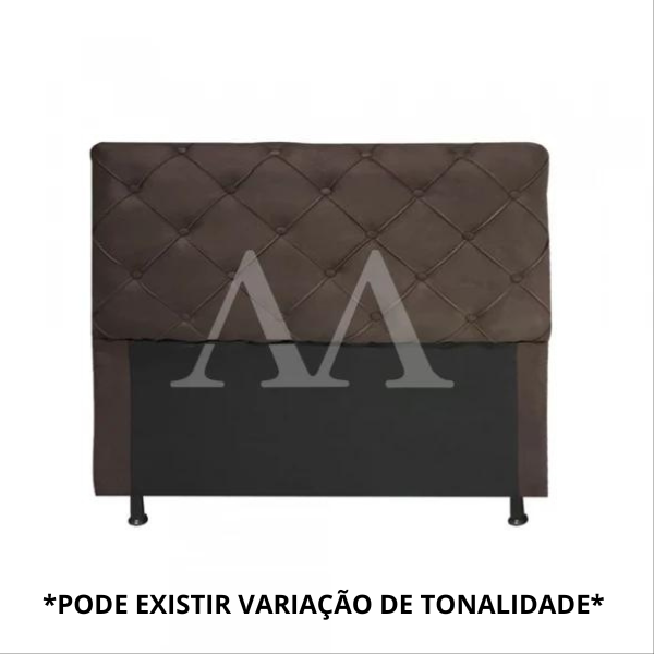 CABECEIRA DE CASAL LIFESPUMA CAPTONE MARROM CABECEIRA DE CASAL LIFESPUMA CAPTONE MARROM