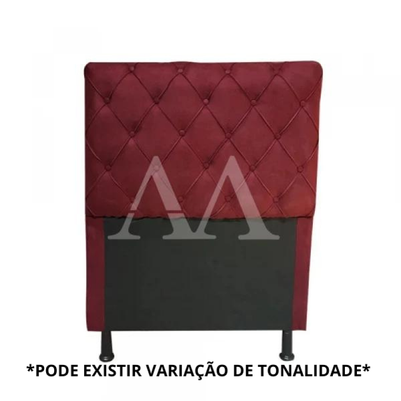 CABECEIRA DE SOLTEIRO LIFESPUMA CAPTONE VINHO CABECEIRA DE SOLTEIRO LIFESPUMA CAPTONE VINHO