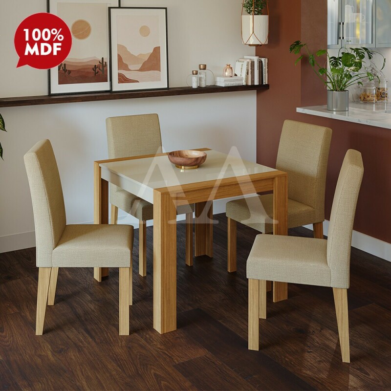 CJ MESA 4C CIMOL GRACE QUADRADA 90X90 NATURE / OFF WHITE CJ MESA 4C CIMOL GRACE QUADRADA 90X90 NATURE / OFF WHITE