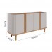 BUFFET CIMOL EVA OFF WHITE / NATURE BUFFET CIMOL EVA OFF WHITE / NATURE
