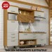 BALCAO NESHER 1P 2G PRINCESA C/ NICHO 120CM FREIJO / OFF WHITE 500352 BALCAO NESHER 1P 2G PRINCESA C/ NICHO 120CM FREIJO / OFF WHITE 500352