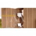 ARMARIO NESHER 2P ABRIR RAINHA 120CM NATURE 500695 ARMARIO NESHER 2P ABRIR RAINHA 120CM NATURE 500695
