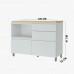 BALCAO NESHER 1P 4G RAINHA 120CM BRANCO/NATURE 500692 BALCAO NESHER 1P 4G RAINHA 120CM BRANCO/NATURE 500692