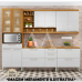 BALCAO NESHER 1P 1G BURGUESA PREMIUM 80CM FREIJO/BRANCO 500547 BALCAO NESHER 1P 1G BURGUESA PREMIUM 80CM FREIJO/BRANCO 500547