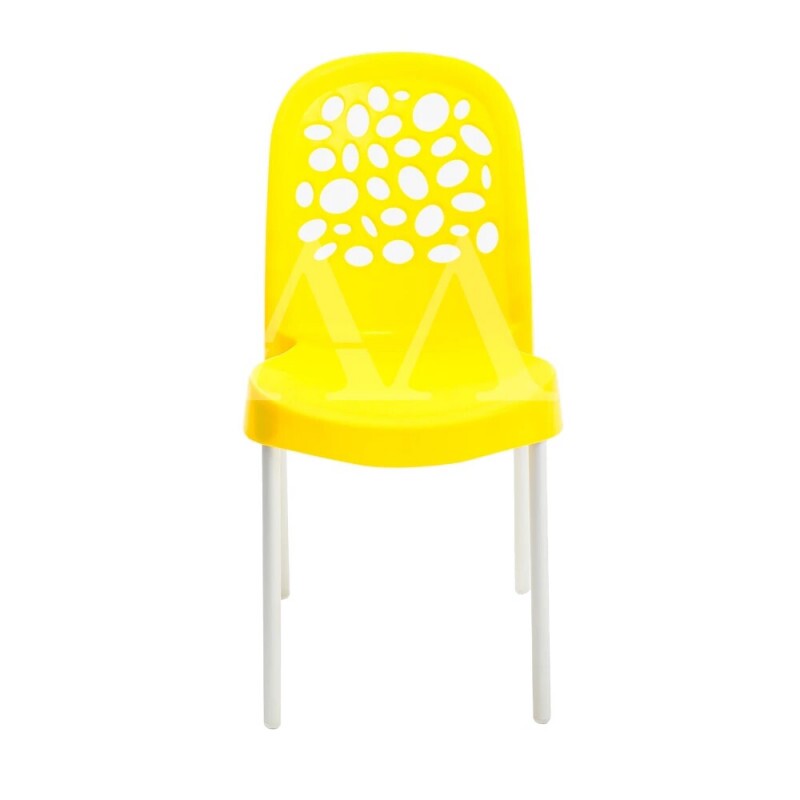 CADEIRA FORTE PLASTICO DELUXE REDONDA AMARELA CADEIRA FORTE PLASTICO DELUXE REDONDA AMARELA
