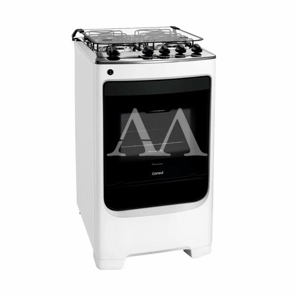 FOGAO 4B CONSUL CFO4NA MESA INOX BRANCO FOGAO 4B CONSUL CFO4NA MESA INOX BRANCO