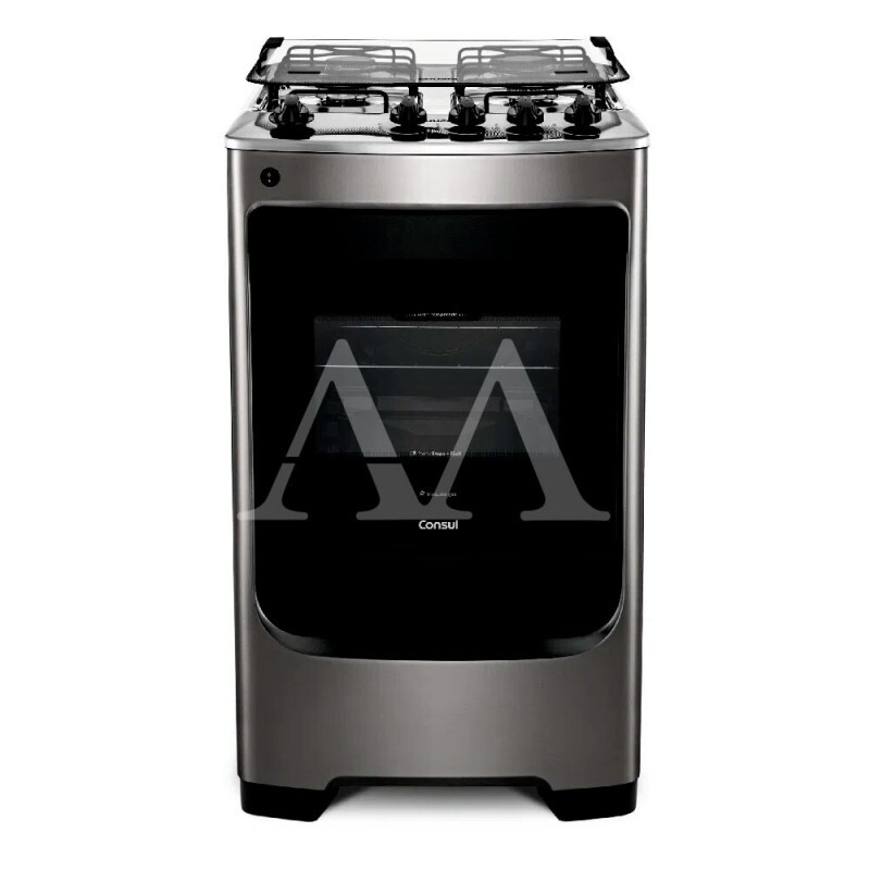 FOGAO 4B CONSUL CFO4NA MESA INOX INOX FOGAO 4B CONSUL CFO4NA MESA INOX INOX