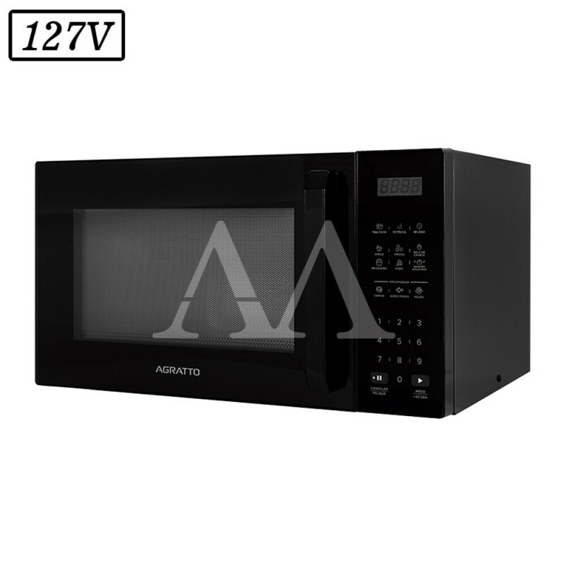 FORNO MICROONDAS AGRATTO AMIC01N 32L 127V PRETO FORNO MICROONDAS AGRATTO AMIC01N 32L 127V PRETO