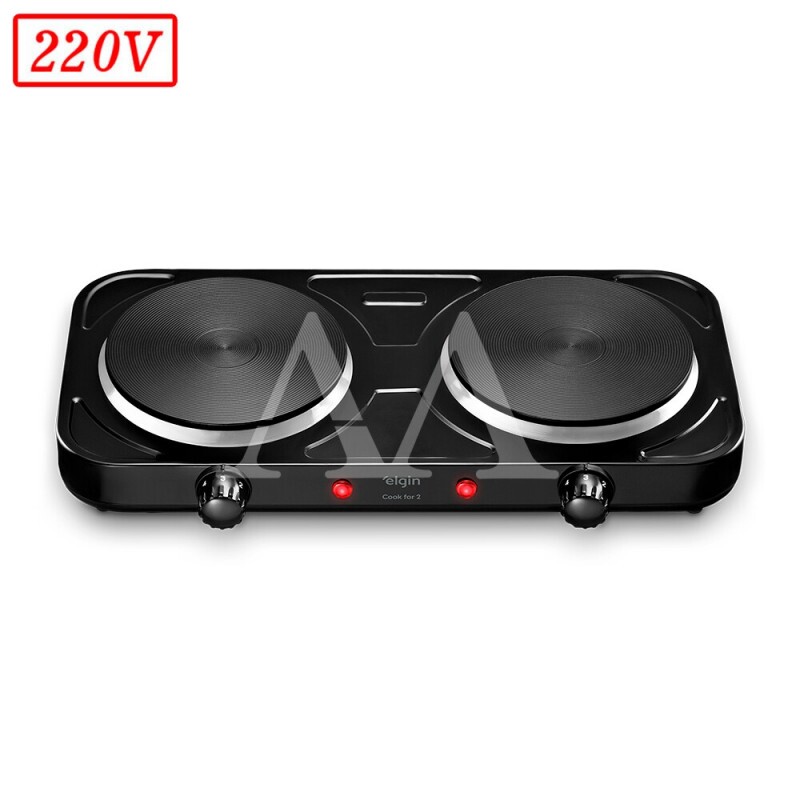 FOGAO 2B ELETRICO ELGIN 220V PRETO FOGAO 2B ELETRICO ELGIN 220V PRETO