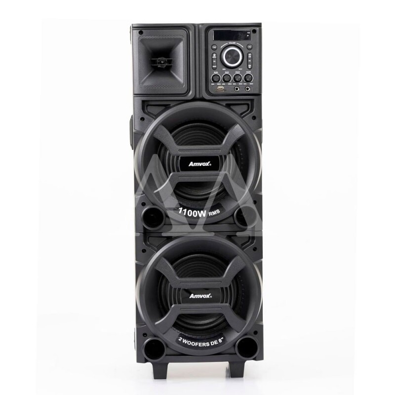 CAIXA DE SOM AMVOX AMPLIFICADORA ACA 1101 DUPLO 8 BLACK 1100 WATS CAIXA DE SOM AMVOX AMPLIFICADORA ACA 1101 DUPLO 8 BLACK 1100 WATS