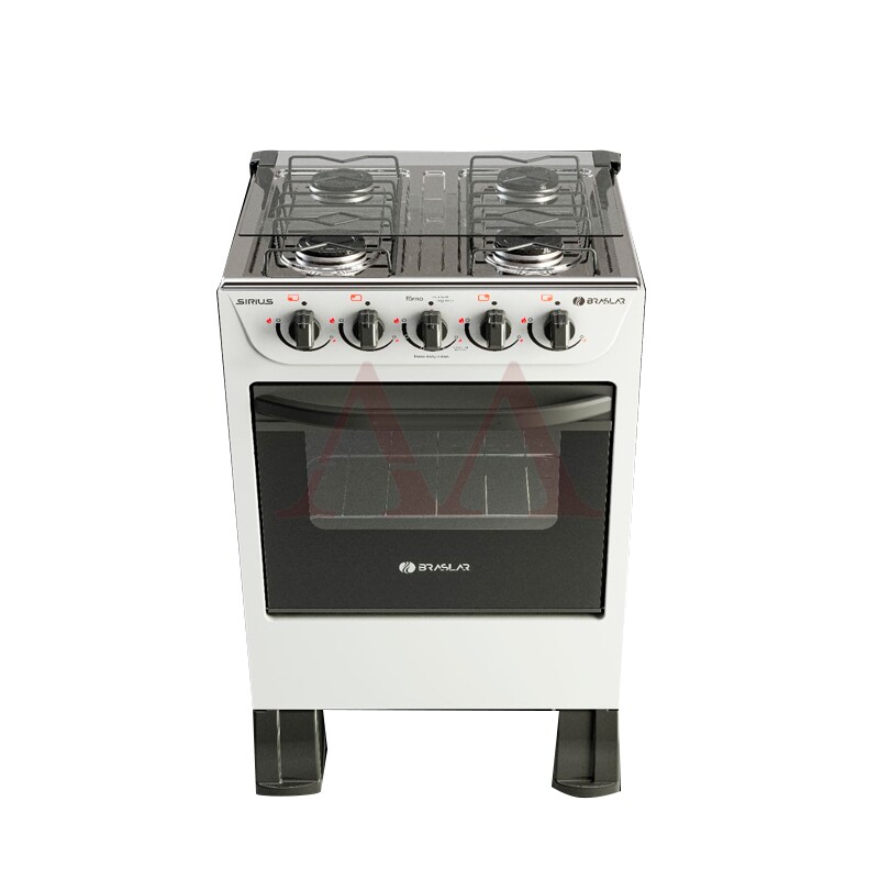 FOGAO 4B BRASLAR PISO NEW SIRIUS SIMPLES BRANCO FOGAO 4B BRASLAR PISO NEW SIRIUS SIMPLES BRANCO