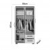 ROUPEIRO 4P. ABRIR 2G NOTAVEL NT 6010 BRANCO NEW/ROSA FLEX ROUPEIRO 4P. ABRIR 2G NOTAVEL NT 6010 BRANCO NEW/ROSA FLEX
