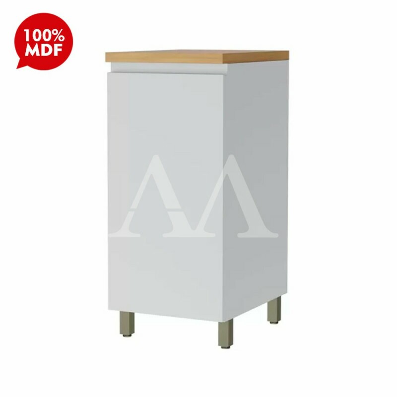 BALCAO NESHER 1P ABRIR RAINHA 40CM BRANCO/NATURE 500861 BALCAO NESHER 1P ABRIR RAINHA 40CM BRANCO/NATURE 500861