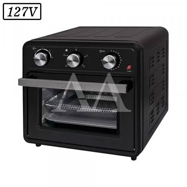 FORNO ELETRICO FOGATTI AIR FRYER 22L 127 PRETO FORNO ELETRICO FOGATTI AIR FRYER 22L 127 PRETO