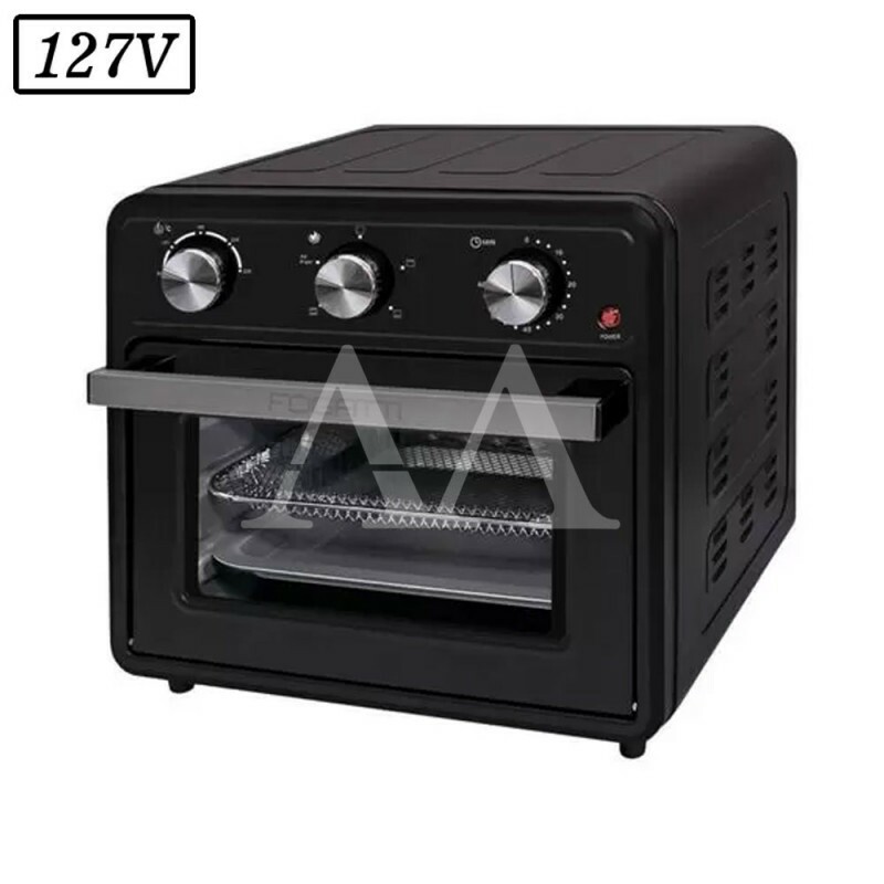 FORNO ELETRICO FOGATTI AIR FRYER 22L 127 PRETO FORNO ELETRICO FOGATTI AIR FRYER 22L 127 PRETO