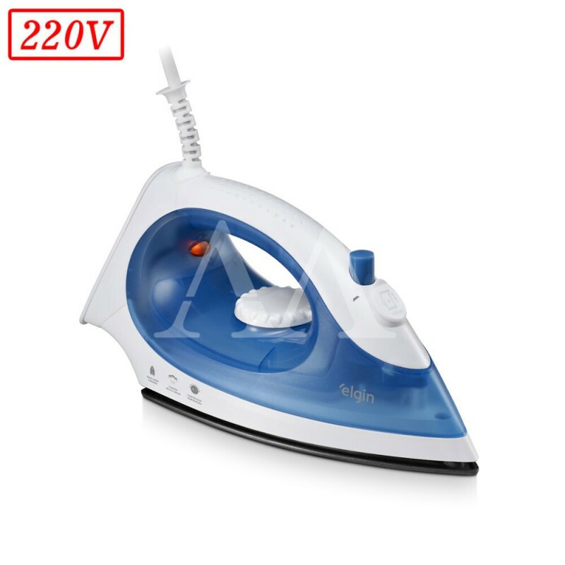 FERRO DE PASSAR ELGIN A VAPOR IRON PRESS 220V BRANCO/AZUL FERRO DE PASSAR ELGIN A VAPOR IRON PRESS 220V BRANCO/AZUL