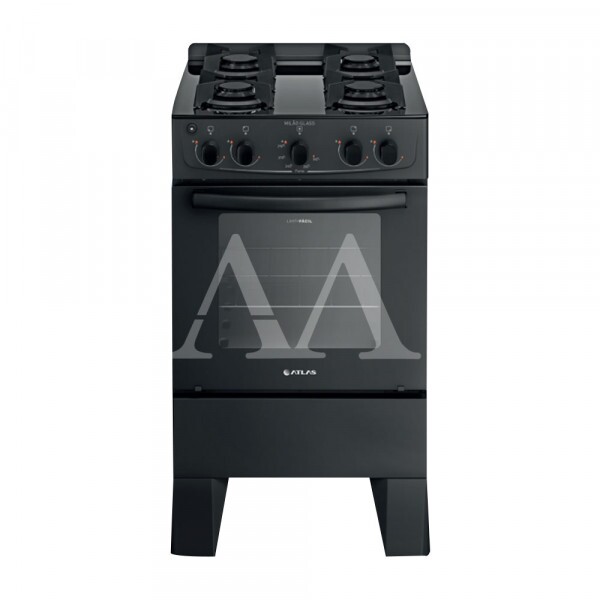 FOGAO 4B ATLAS MILAO GLASS PRETO FOGAO 4B ATLAS MILAO GLASS PRETO