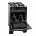 FOGAO 4B SUGGAR PISO NEO GLASS MESA VIDRO PRETO FOGAO 4B SUGGAR PISO NEO GLASS MESA VIDRO PRETO