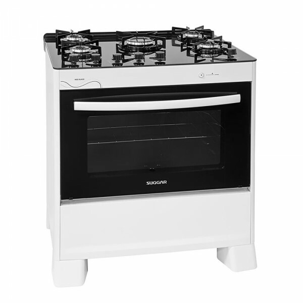 FOGAO 5B SUGGAR NEOGLASS MESA VIDRO BRANCO FGVNG510BR FOGAO 5B SUGGAR NEOGLASS MESA VIDRO BRANCO FGVNG510BR