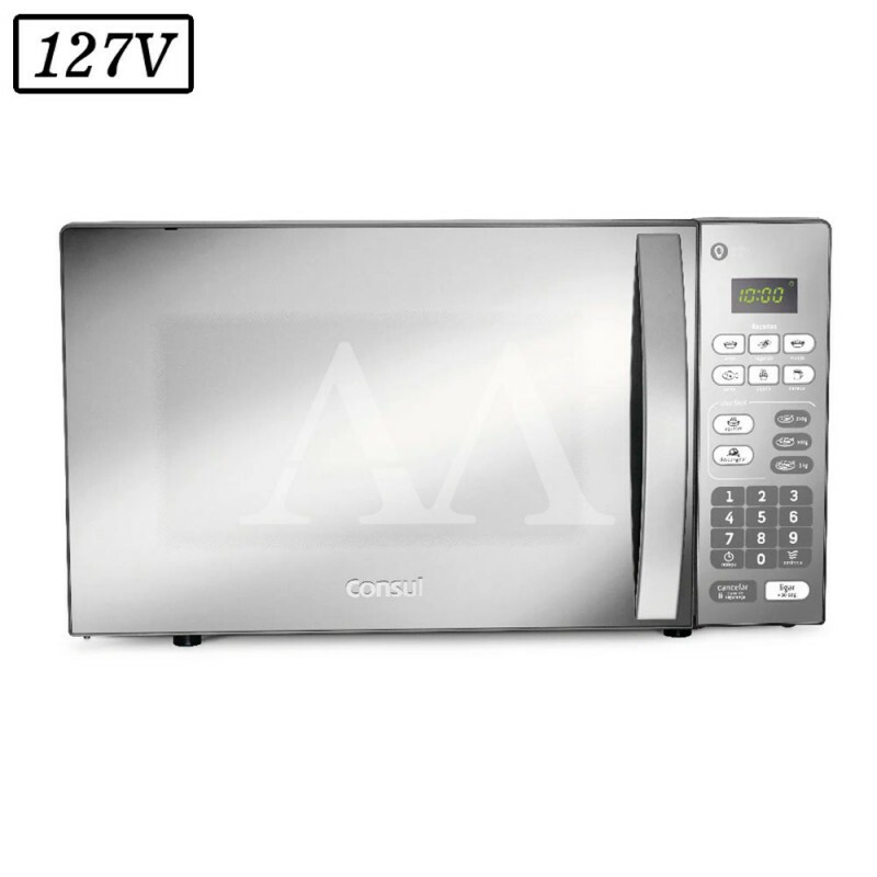 FORNO MICROONDAS CONSUL CM020BF 20L 127V CINZA ESPELHADO FORNO MICROONDAS CONSUL CM020BF 20L 127V CINZA ESPELHADO