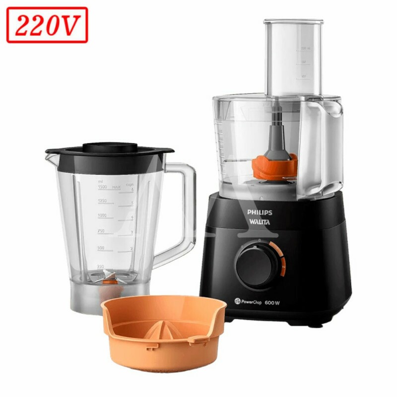 MULTIPROCESSADOR PHILIPS WALITA POWERCHOP 2 VEL 600W 220V PRETO MULTIPROCESSADOR PHILIPS WALITA POWERCHOP 2 VEL 600W 220V PRETO