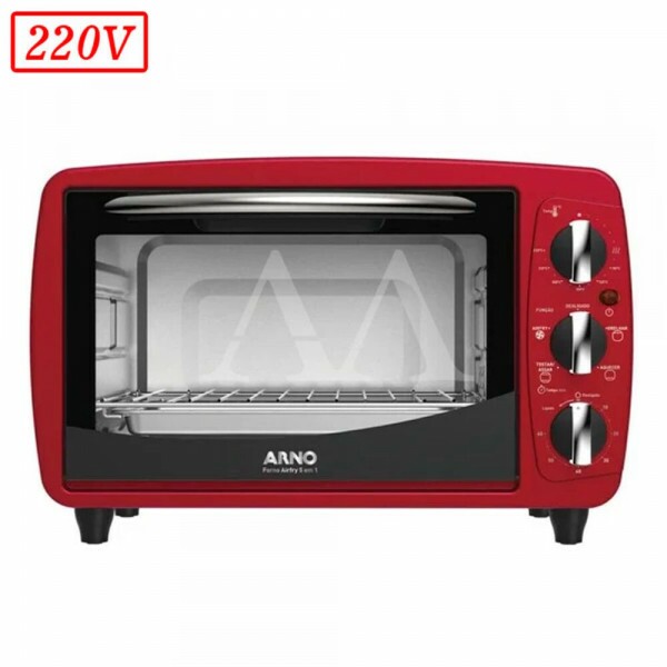FORNO ELETRICO ARNO AIRFRY FOR3 20L 1400W 220V VERMELHO FORNO ELETRICO ARNO AIRFRY FOR3 20L 1400W 220V VERMELHO