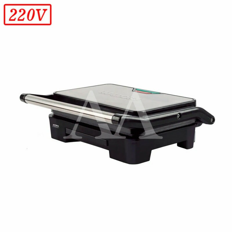 SANDUICHEIRA GRILL MALLORY ASTERIA COMPACT 900W 220V INOX/PRETA SANDUICHEIRA GRILL MALLORY ASTERIA COMPACT 900W 220V INOX/PRETA
