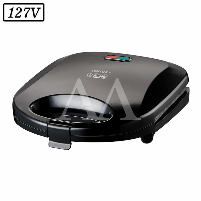 SANDUICHEIRA GRILL MALLORY CLASSIC GRILL 750W 127V PRETA SANDUICHEIRA GRILL MALLORY CLASSIC GRILL 750W 127V PRETA