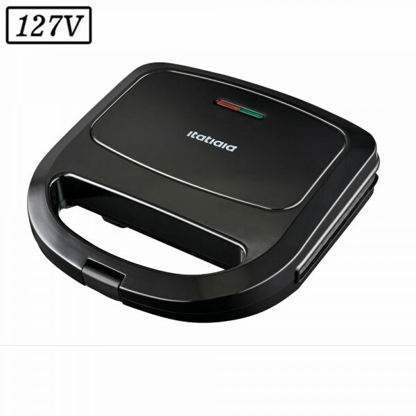SANDUICHEIRA GRILL ITATIAIA ESSENCIAL 750W 127V PRETA SANDUICHEIRA GRILL ITATIAIA ESSENCIAL 750W 127V PRETA