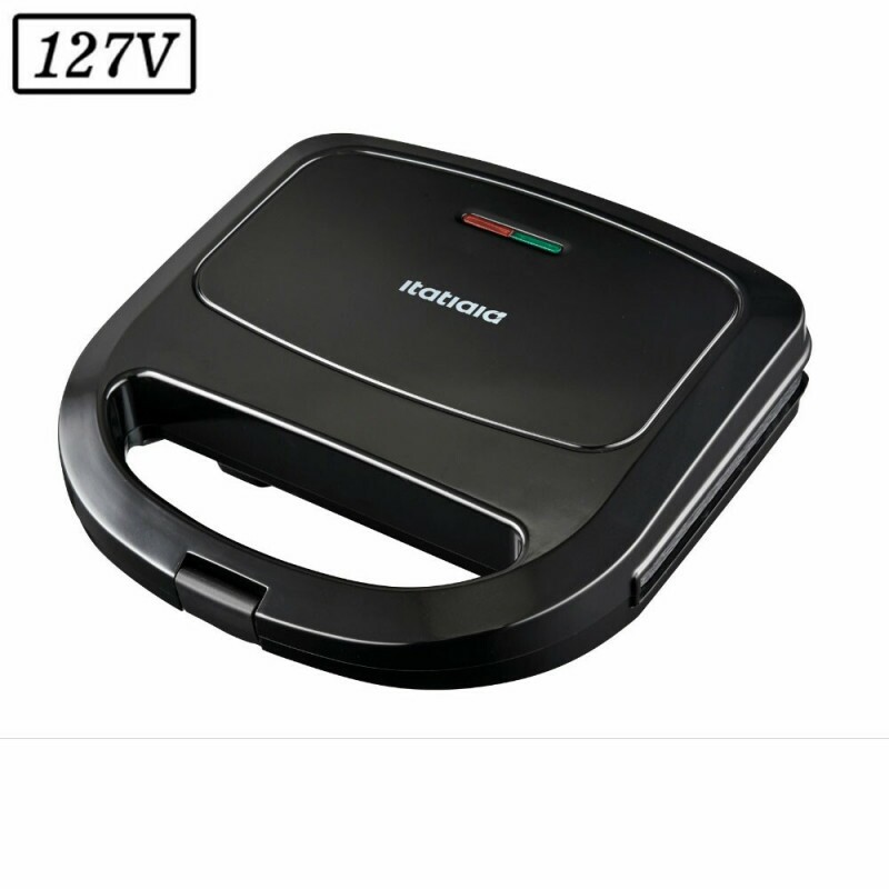 SANDUICHEIRA GRILL ITATIAIA ESSENCIAL 750W 127V PRETA SANDUICHEIRA GRILL ITATIAIA ESSENCIAL 750W 127V PRETA