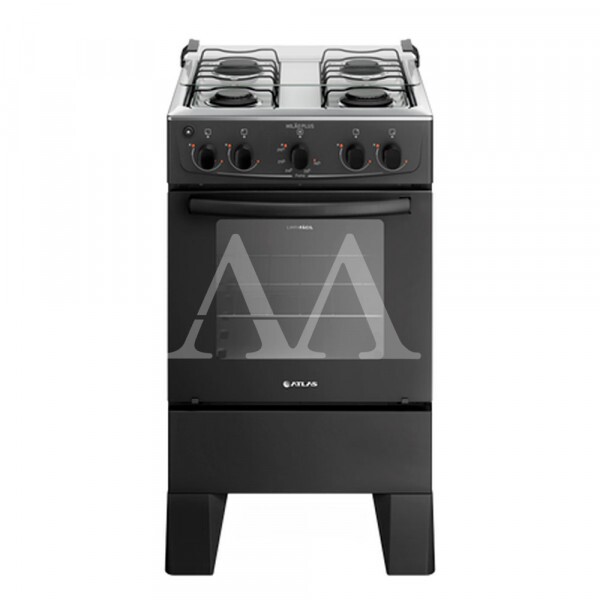 FOGAO 4B ATLAS MILAO PLUS PRETO FOGAO 4B ATLAS MILAO PLUS PRETO