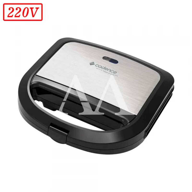 SANDUICHEIRA TOAST GRILL CADENCE SAN615 750W 220V INOX/PRETA SANDUICHEIRA TOAST GRILL CADENCE SAN615 750W 220V INOX/PRETA