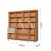 KIT 7P 2G NESHER NOBREZA 210CM CARVALHO/GREIGE 500974 KIT 7P 2G NESHER NOBREZA 210CM CARVALHO/GREIGE 500974