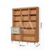 KIT 5P 2G NESHER NOBREZA 160CM CARVALHO/GREIGE 500973 KIT 5P 2G NESHER NOBREZA 160CM CARVALHO/GREIGE 500973