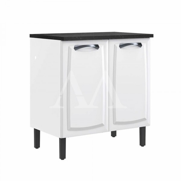 BALCAO ITATIAIA 2P ABRIR C/ TAMPO NEW PREMIUM 80CM BRANCO 1853 BALCAO ITATIAIA 2P ABRIR C/ TAMPO NEW PREMIUM 80CM BRANCO 1853