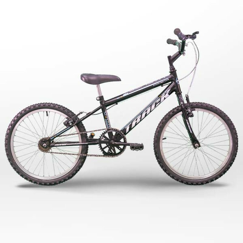 BICICLETA TK3 TRACK COMETA ARO 20 S/MARCHA PRETO/BRANCO BICICLETA TK3 TRACK COMETA ARO 20 S/MARCHA PRETO/BRANCO