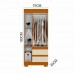 ROUPEIRO 3P ABRIR 2G ACP MAYA CINAMOMO/OFF WHITE ROUPEIRO 3P ABRIR 2G ACP MAYA CINAMOMO/OFF WHITE